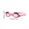 Eyelash Goggles with Lashes Funny Goggles Anti-Fog No Leak Swimming Glasses for Adult Ladies and Women for Outdoor Pool Swimming Play