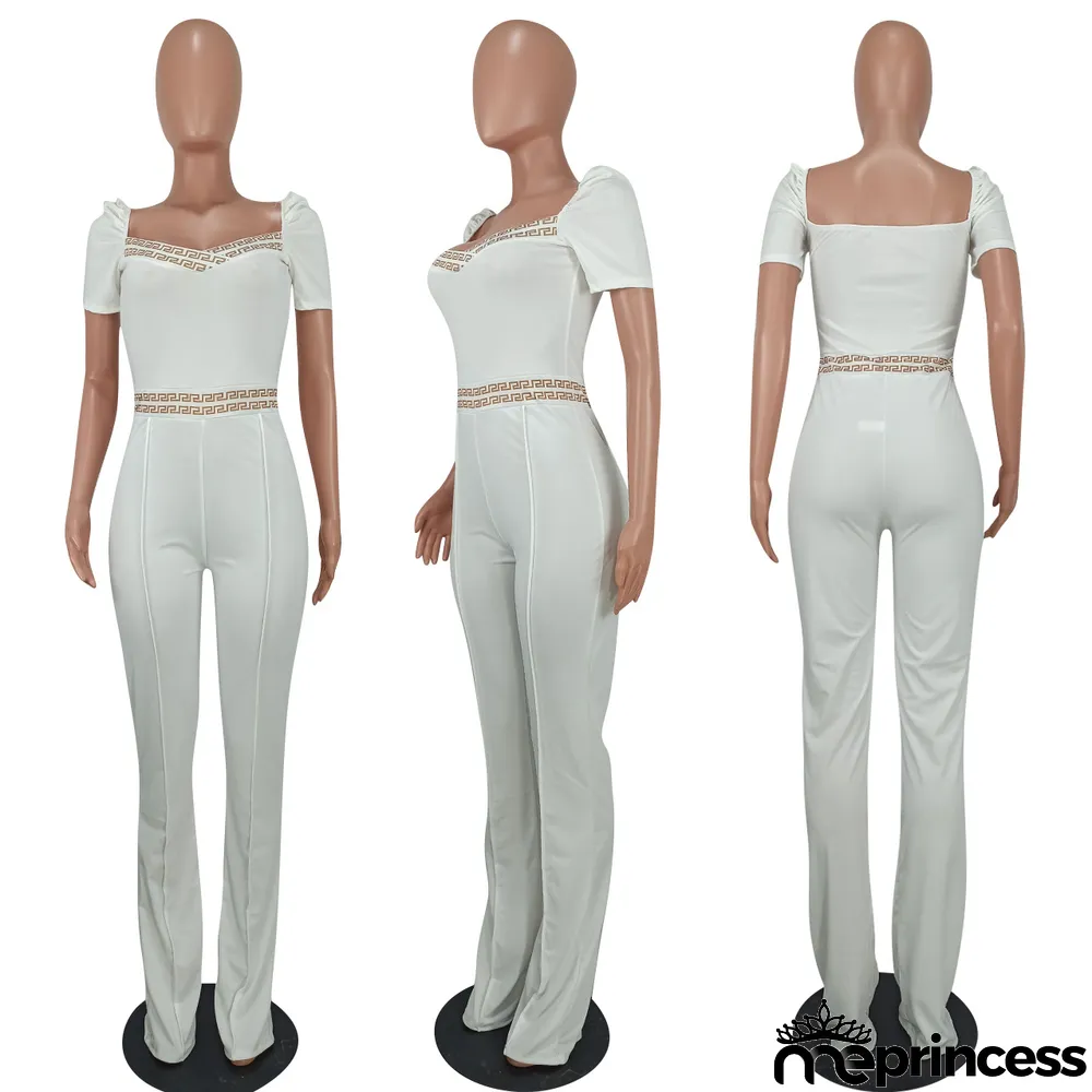 Sexy Fashion V-Neck Jumpsuit