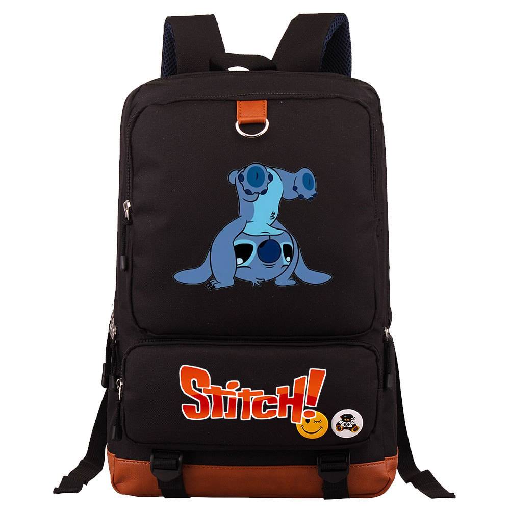 Lilo & Stitch Large Capacity Square Backpack - Fits 15-Inch Laptop - Perfect for School-Mayoulove