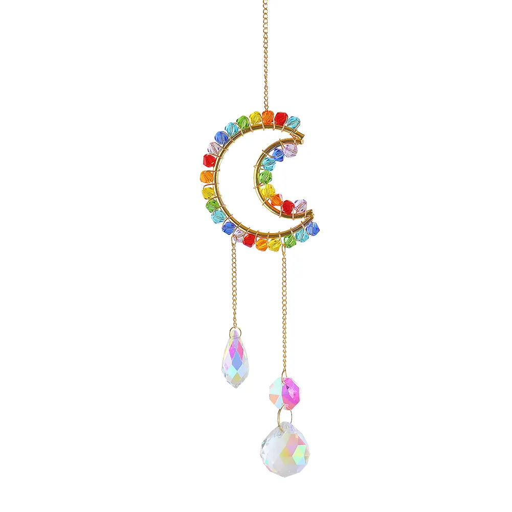 Colorful Beads Crystal Light Catching Jewelry Window Accessories for Living Room