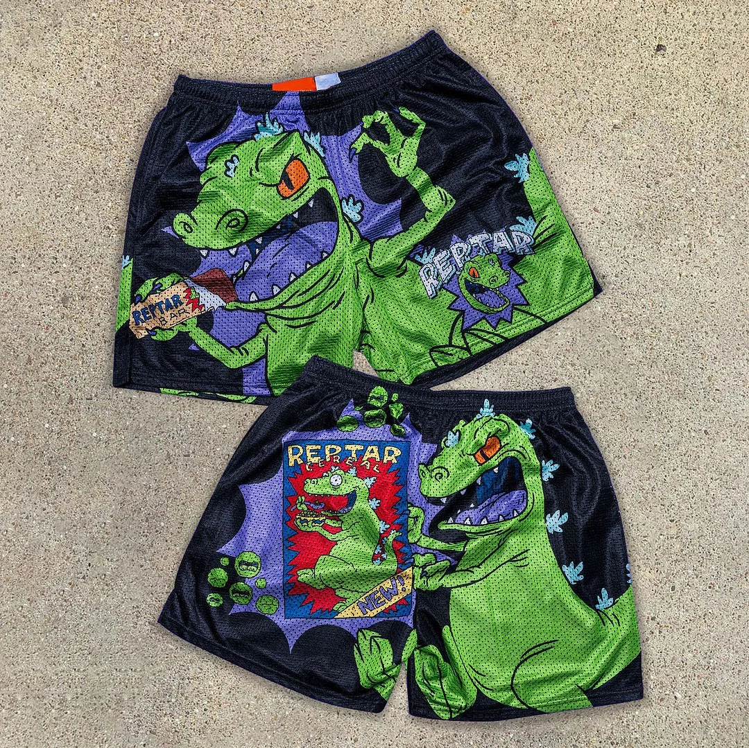 Leisure dinosaur sports home beach shorts