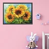 (Counted/Stamped)(Big Size) 11CT Sunflower- Cross Stitch  50*65cm/19.69*25.59in
