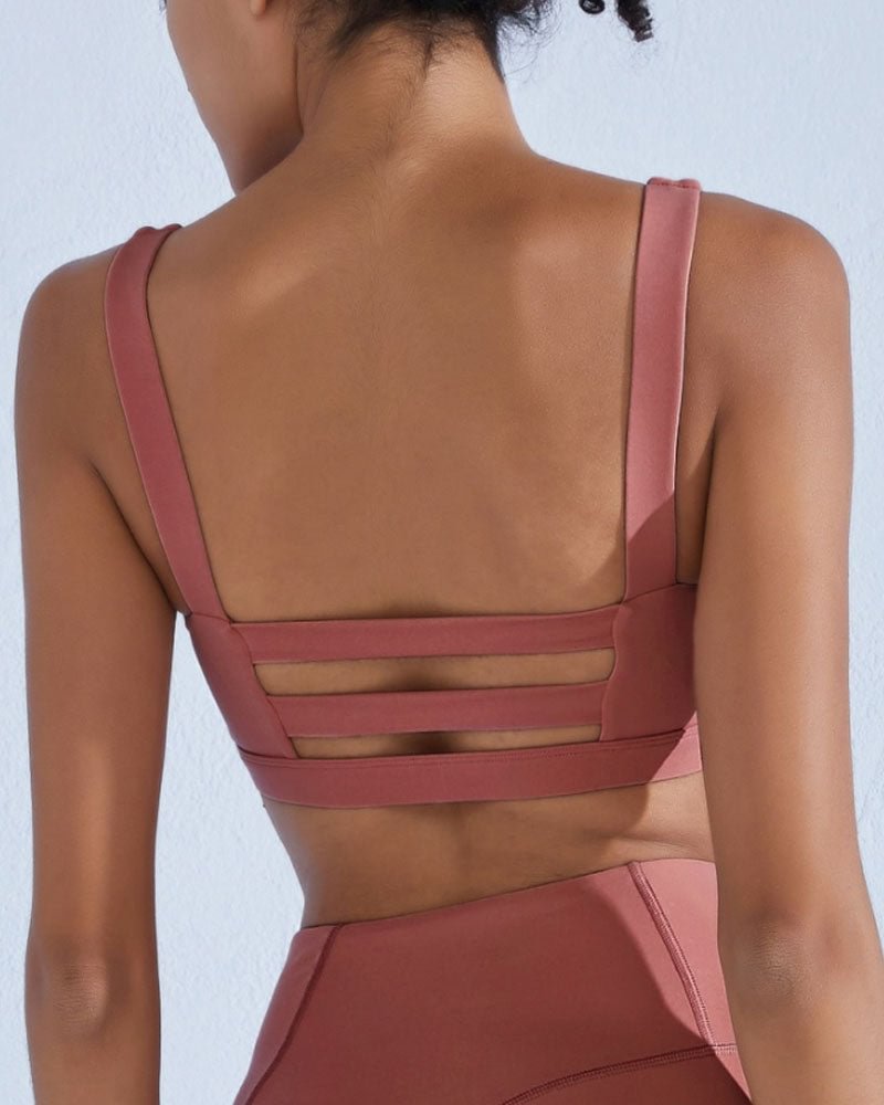 Sling Top with A Beautiful Back Yoga Suit