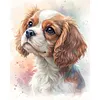 Cavalier King Charles Spaniel Dog-11CT Stamped/Counted Cross Stitch 40*50cm/15.75*19.69in tapestrymarket