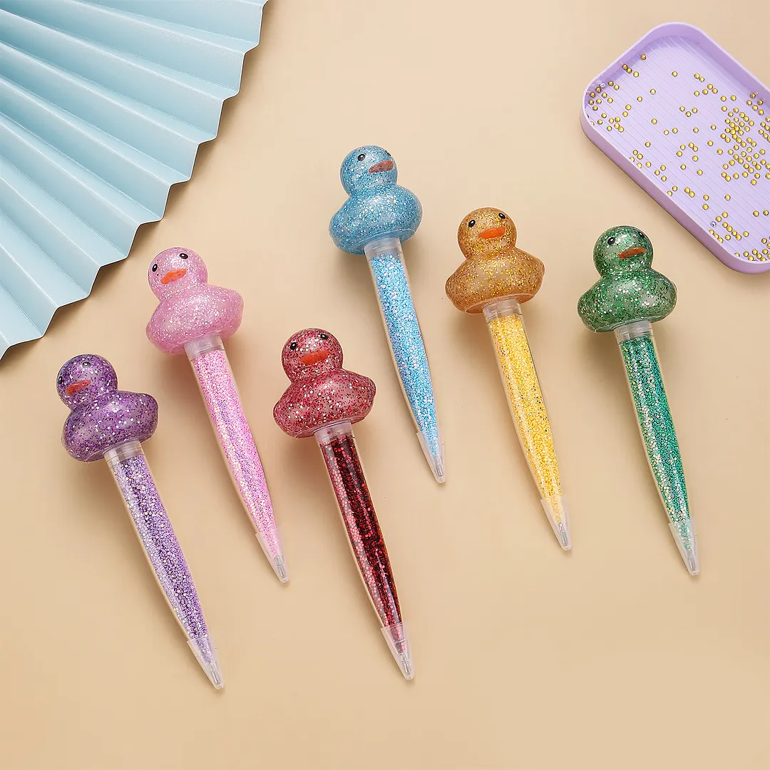 3Pcs DIY Diamond Painting Point Drill Pen Lightweight Diamond Embroidery Accessories Pen Resin Material for Nail Arts Rhinestone Decorations Cross-Stitch