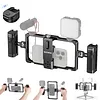 Neewer Newell Stabilizer Double Handheld Equipment Universal Mobile Phone Rabbit Cage Telescopic Adjustment Photography Camera Bracket