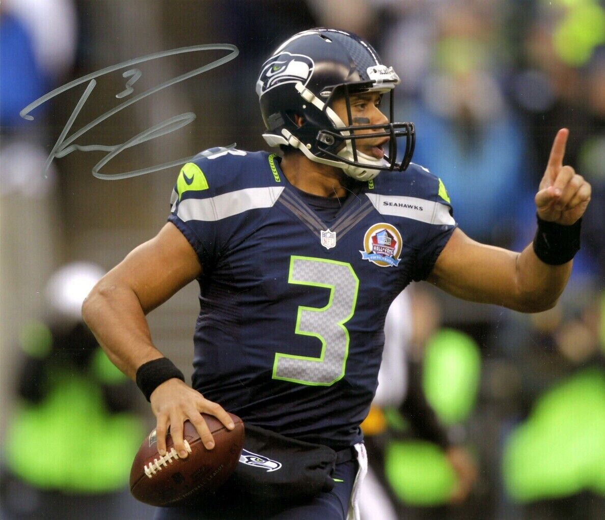 Russell Wilson Autographed Signed 8x10 Photo Poster painting Seahawks REPRINT