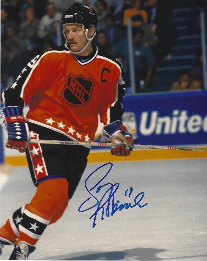 Los Angeles Kings All Star Larry Robinson Signed Autographed 8x10 Photo Poster painting COA A1