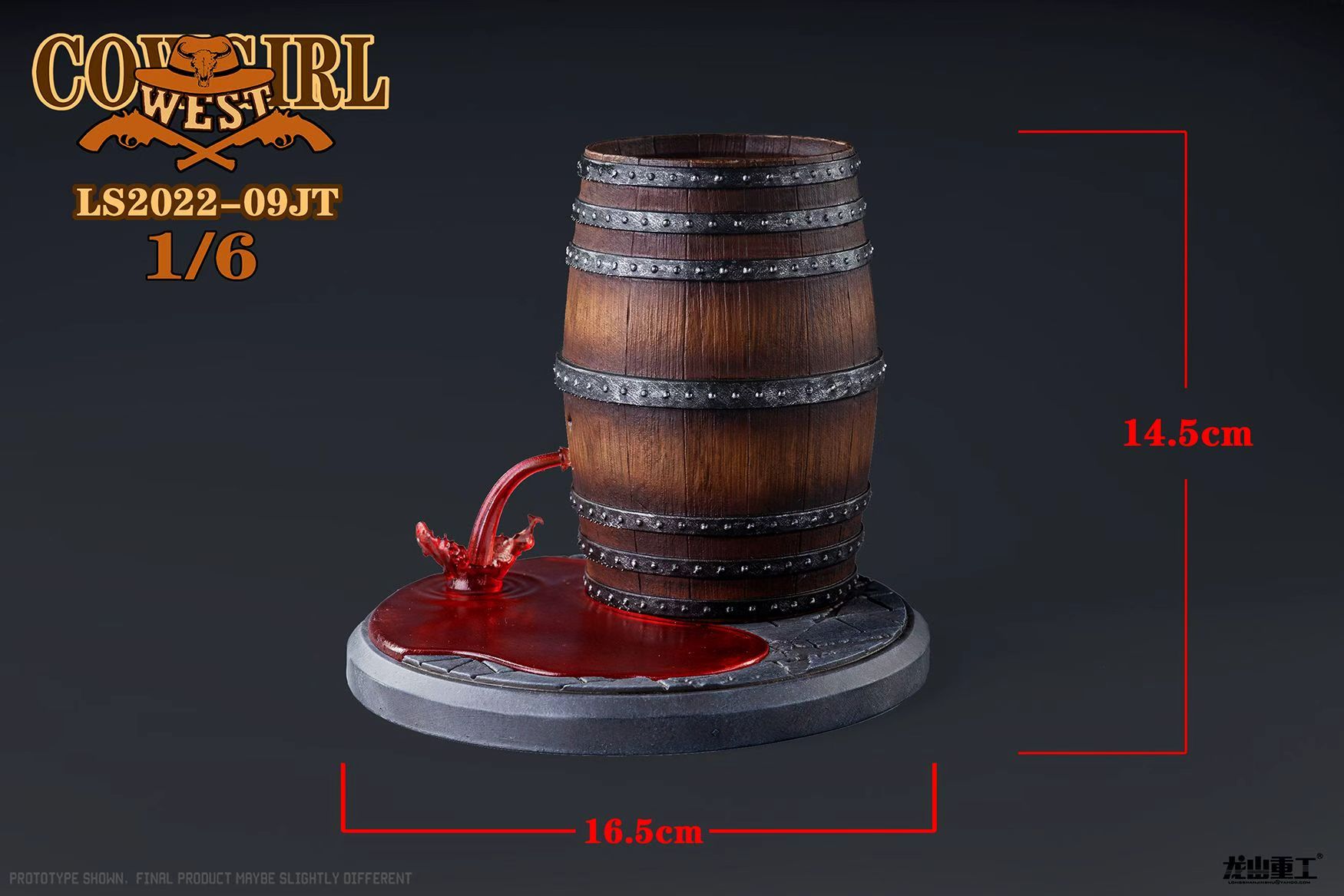 Long Shan Jin Shu Studio - LS2022-09jt 1/6 Scene Props Wine Bucket Platform (Licensed)-
