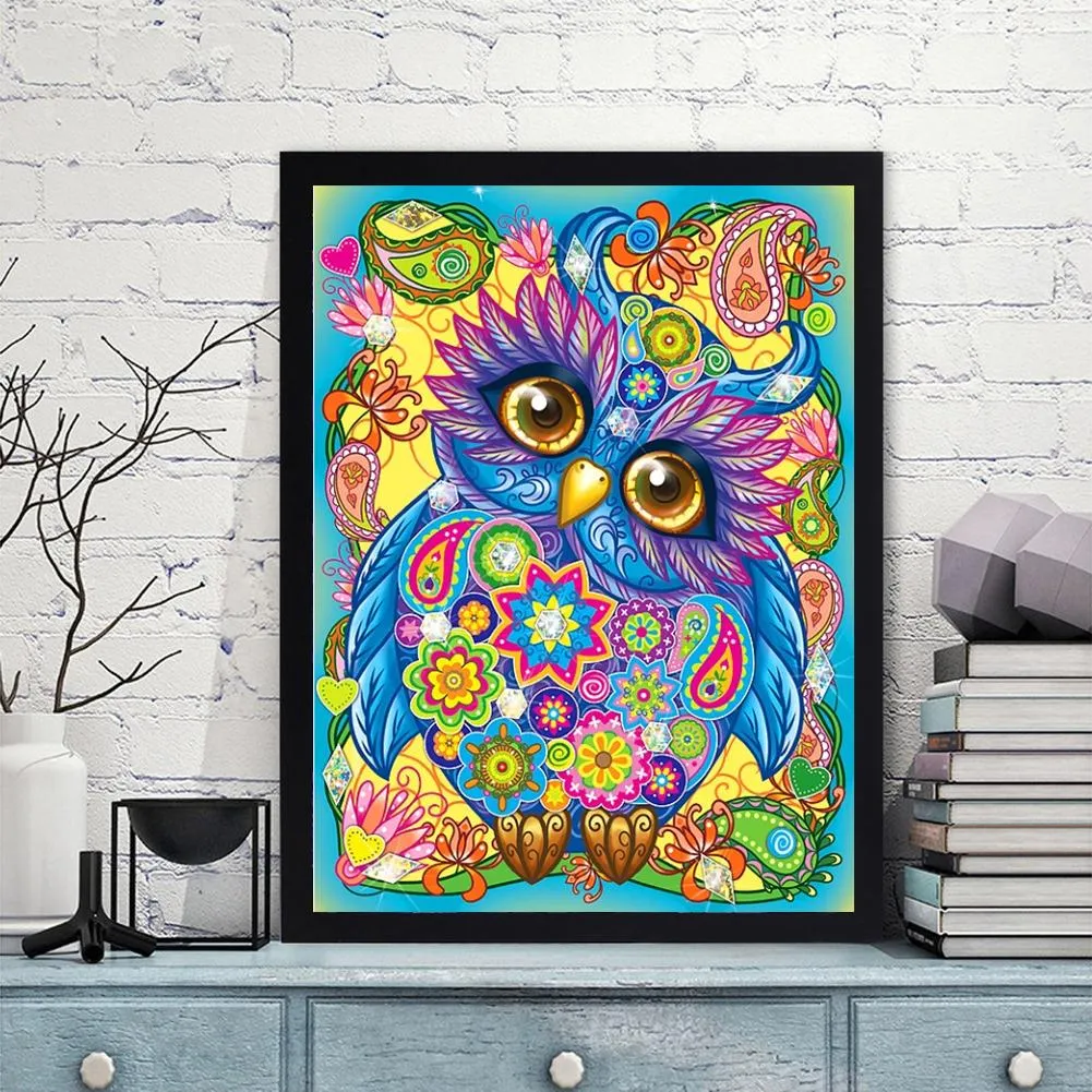 Special Shape Diamond Painting 40*30cm - Owl