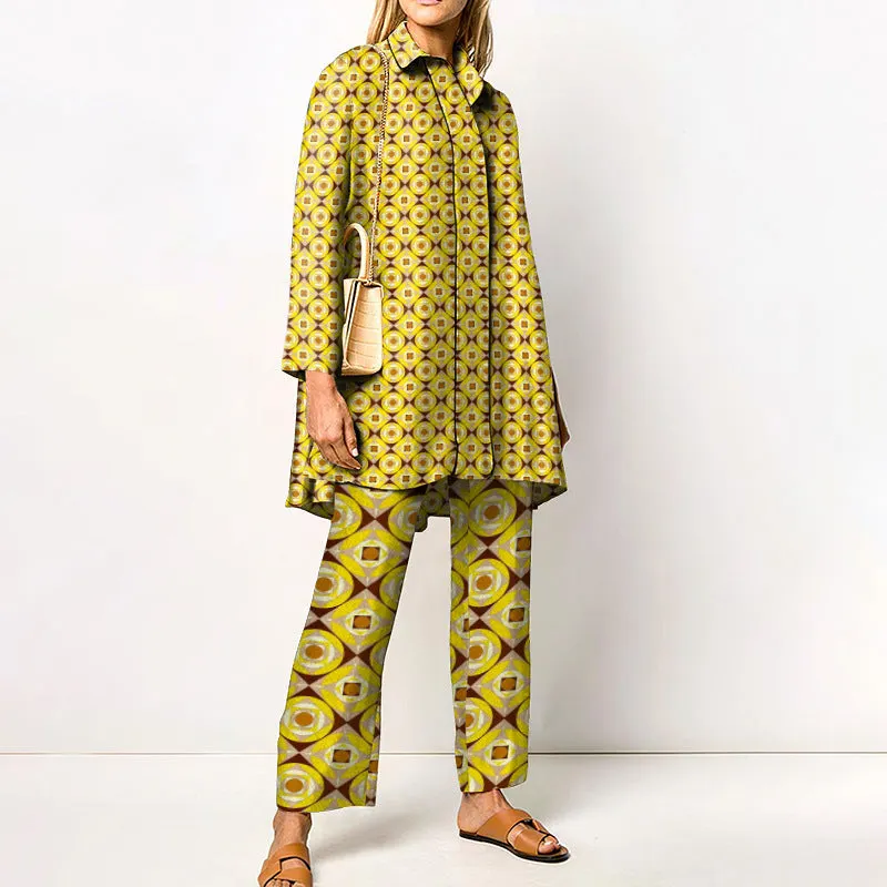 Brownm Sleeve Outfit Urban Cool Popular Digital Blouses