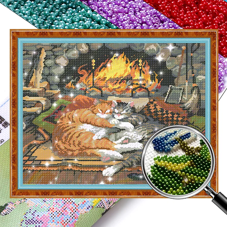 Warming (64*55cm) 9CT Bead embroidery gbfke
