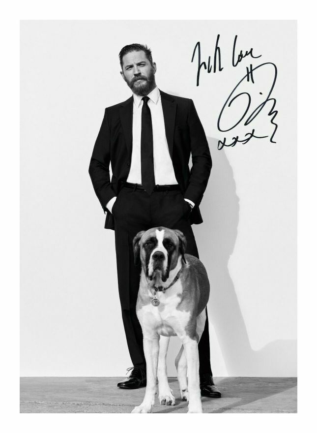 TOM HARDY AUTOGRAPH SIGNED PP Photo Poster painting POSTER