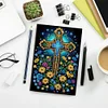 DIY Diamond Art Diary Book Journal Notebook 60 Pages A5 Diary (Flower Cross)