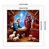 Nativity - 11CT Stamped Cross Stitch 50*50cm/19.69*19.69in
