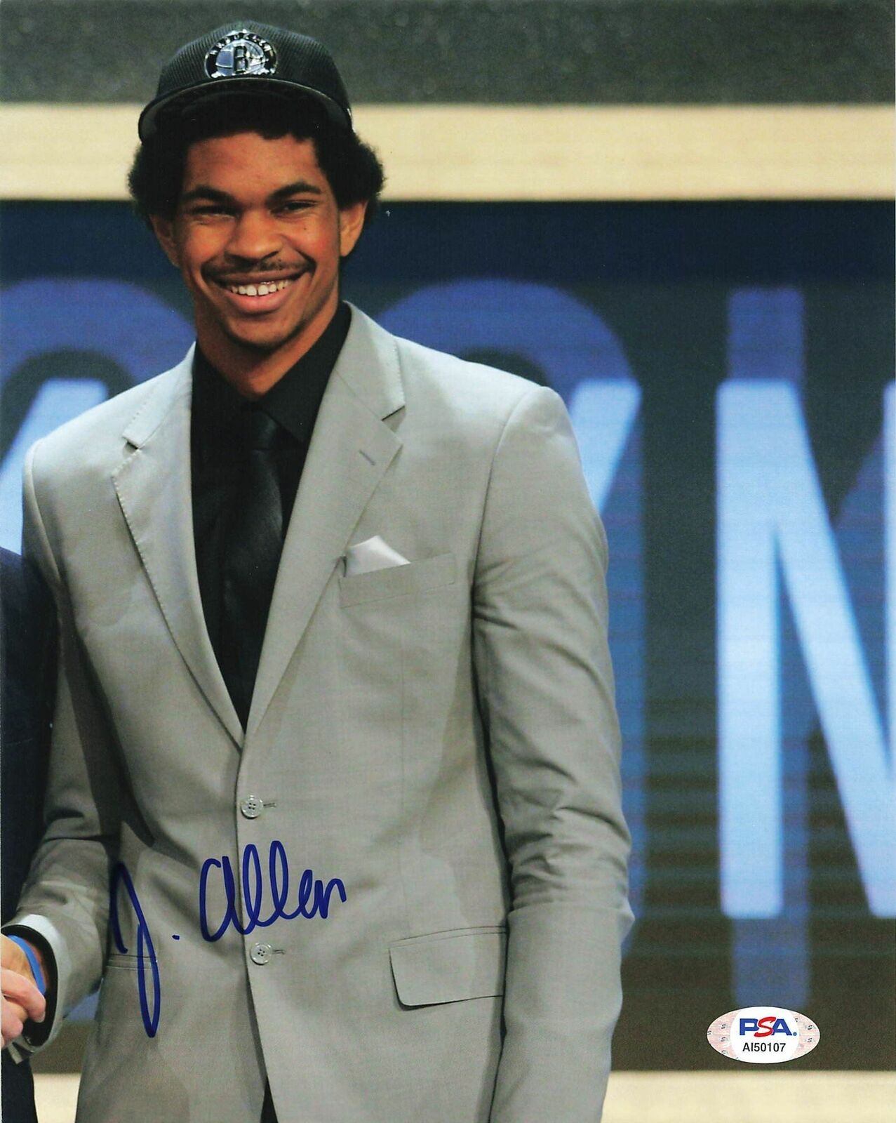 Jarrett Allen signed 8x10 Photo Poster painting PSA/DNA Brooklyn Nets Autographed