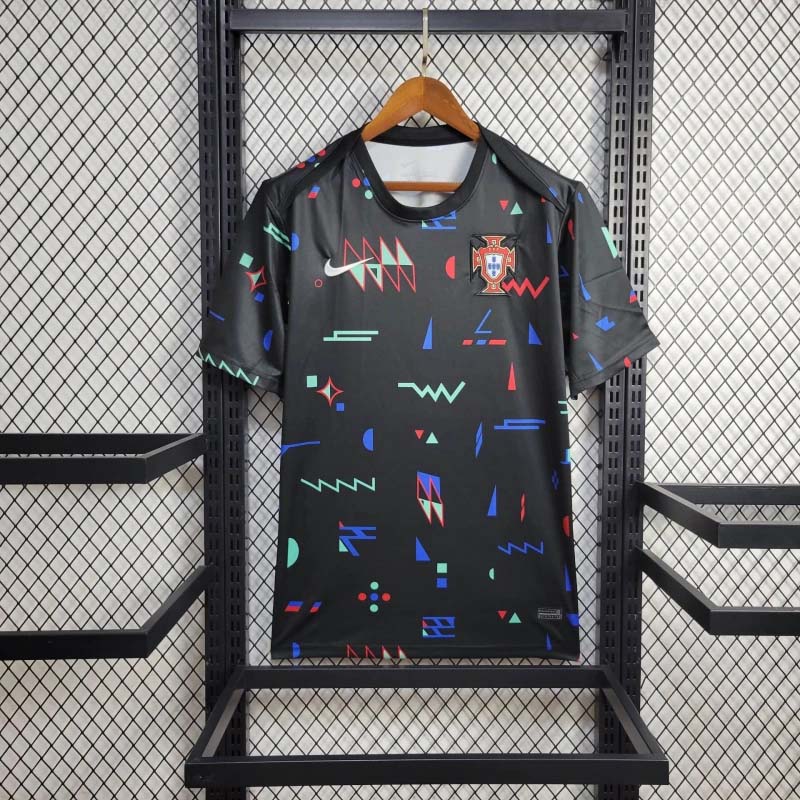 2024 Portugal Black training suit Football Shirt 1:1 Thai Quality