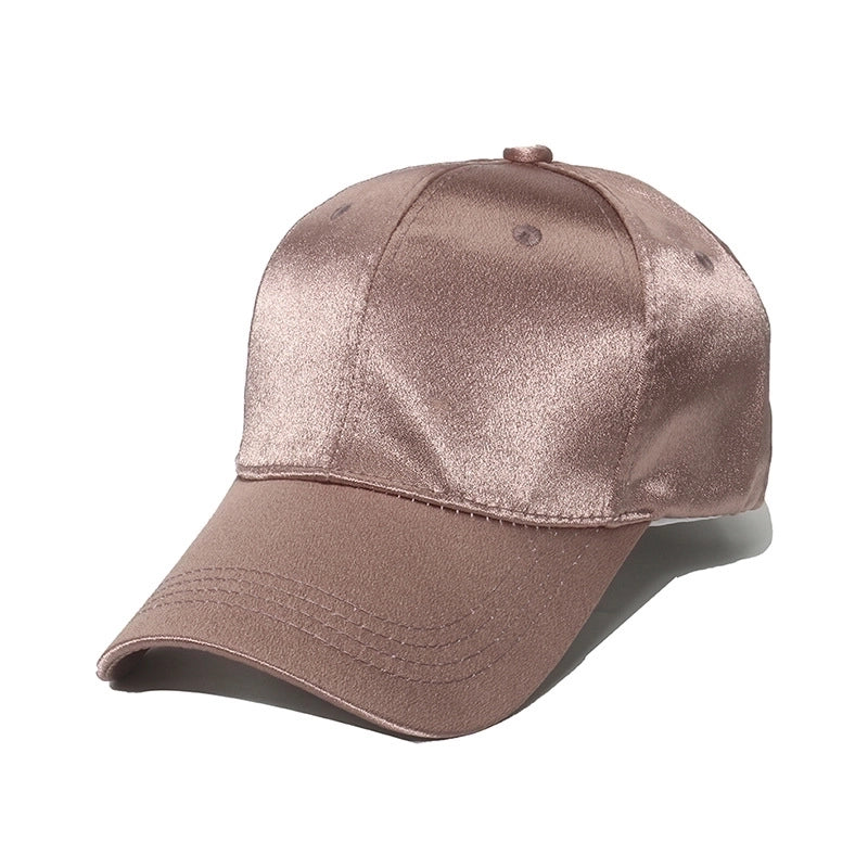 Women’s Casual Solid Color Curved Eaves Baseball Cap