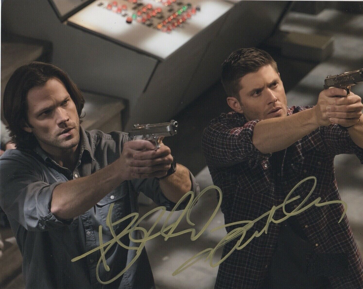 Jared Padaleck /Jensen Ackles Autographed Signed 8x10 Photo Poster painting SuperNatural REPRINT