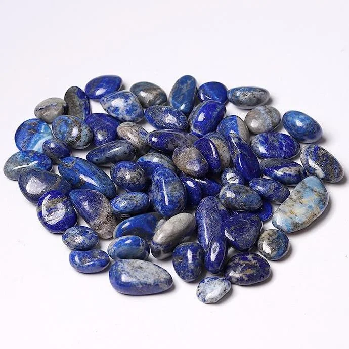 0.1kg 20mm-35mm lapis lazuli bulk tumbled stone