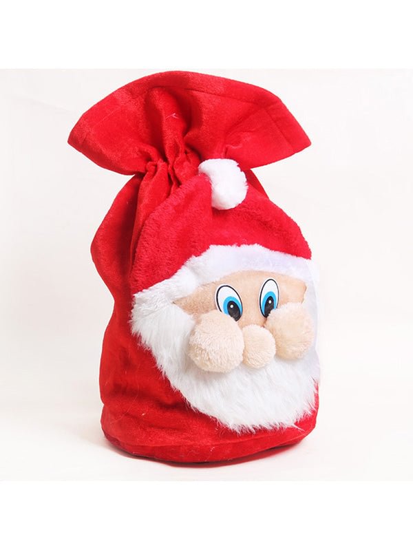 Christmas Santa Velvet Big Candy Bag-elleschic