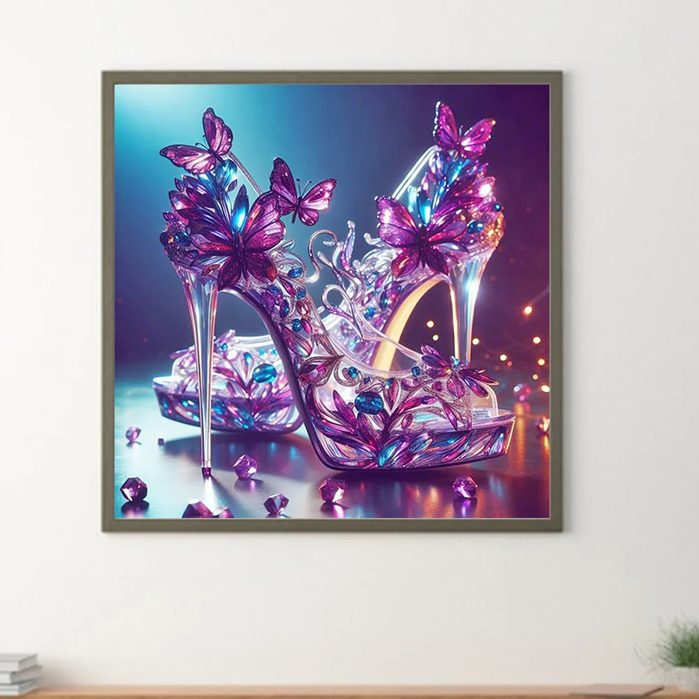 Diamond Painting - Full Round Drill - Dream High Heel(Canvas|40*40cm)