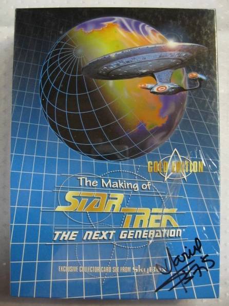 Marina Sirtis Signed Making of Star Trek 1994 Gold Edition LE 92/50000 Autograph