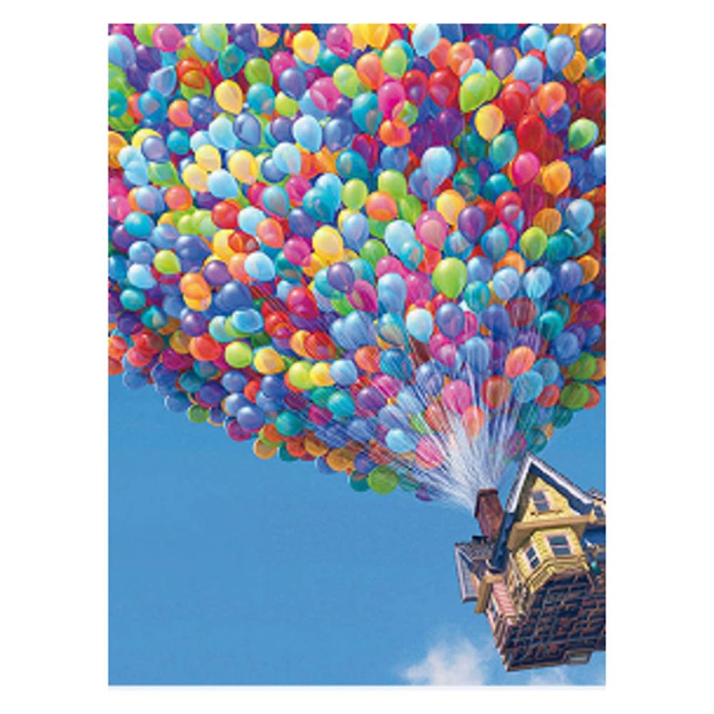 Diamond Painting - Round Drill - Partial Dril - Balloon House(30*40cm)