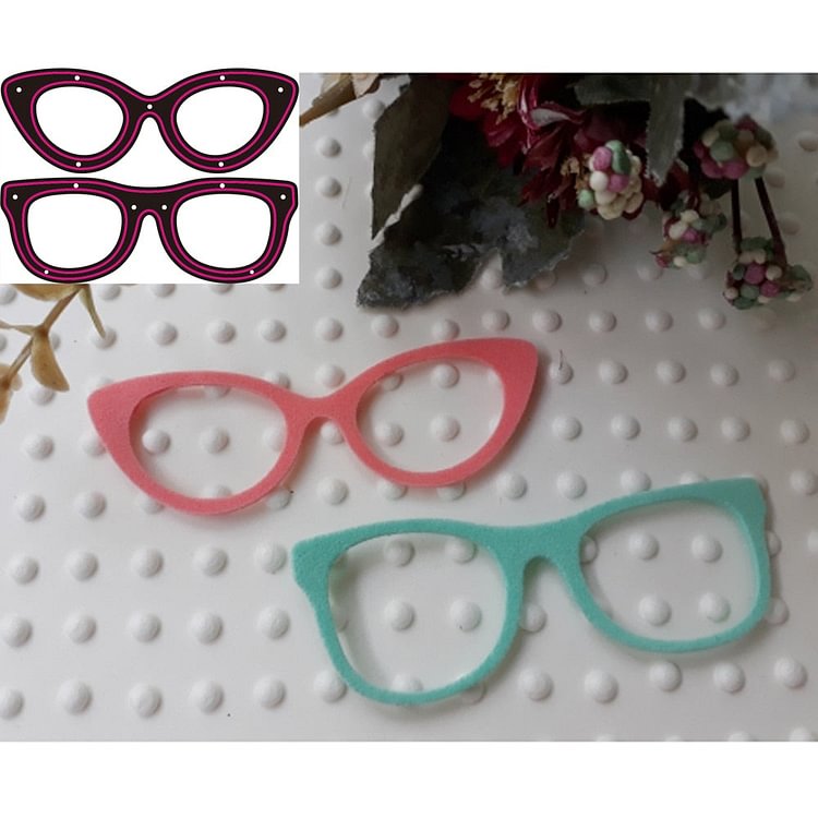 Glasses accessories, glasses, frames, decorative metal cutting dies, cutting books, paper knives, stamping moulds