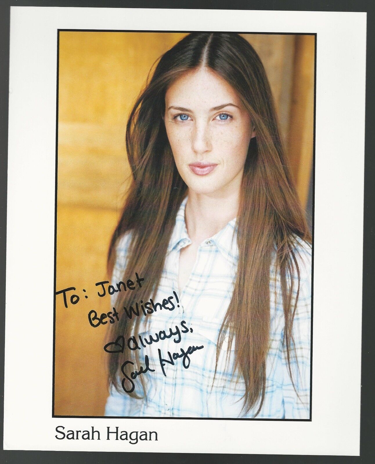 Sarah Hagan Signed Autographed 8x10 Picture Photo Poster painting Actress Freaks and Geeks