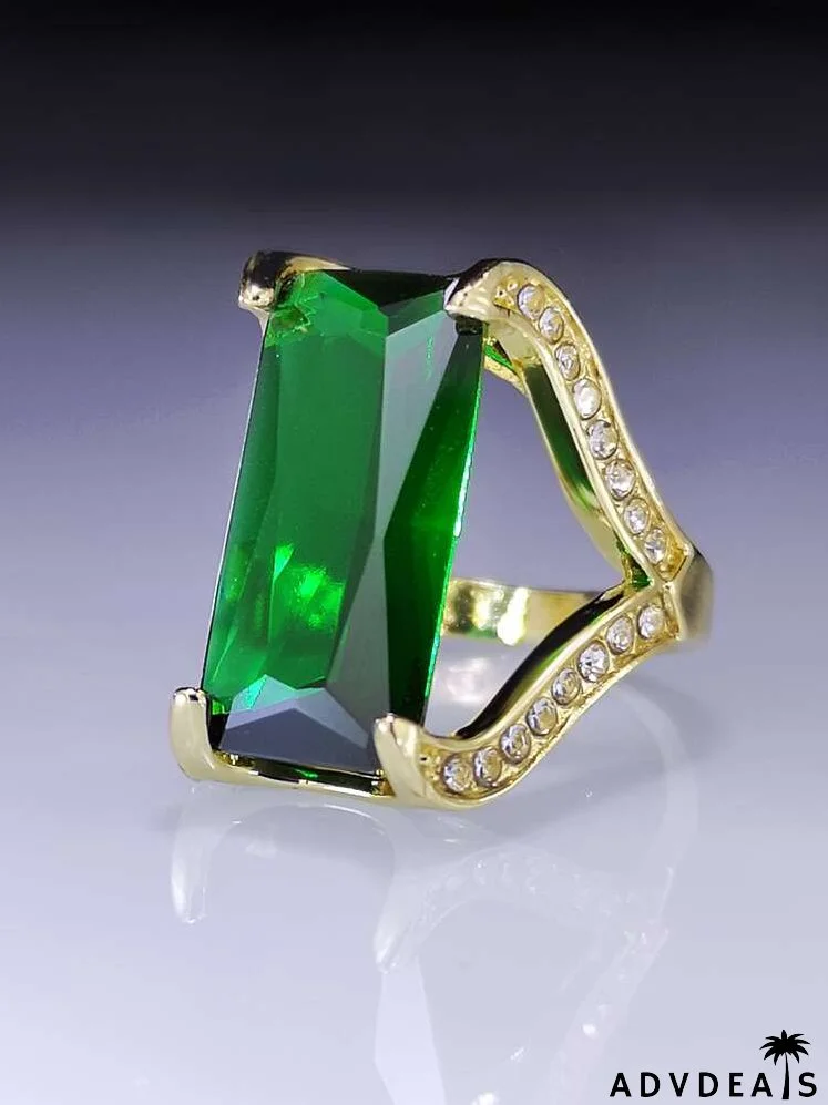Rhinestone Decor Ring