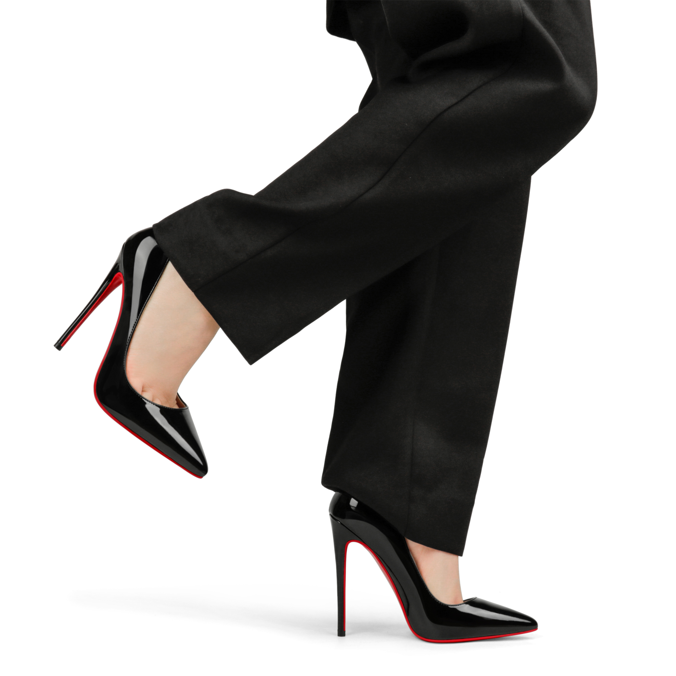 120mm Women's Party Daily Red Soles Patent Pumps-vocosishoes