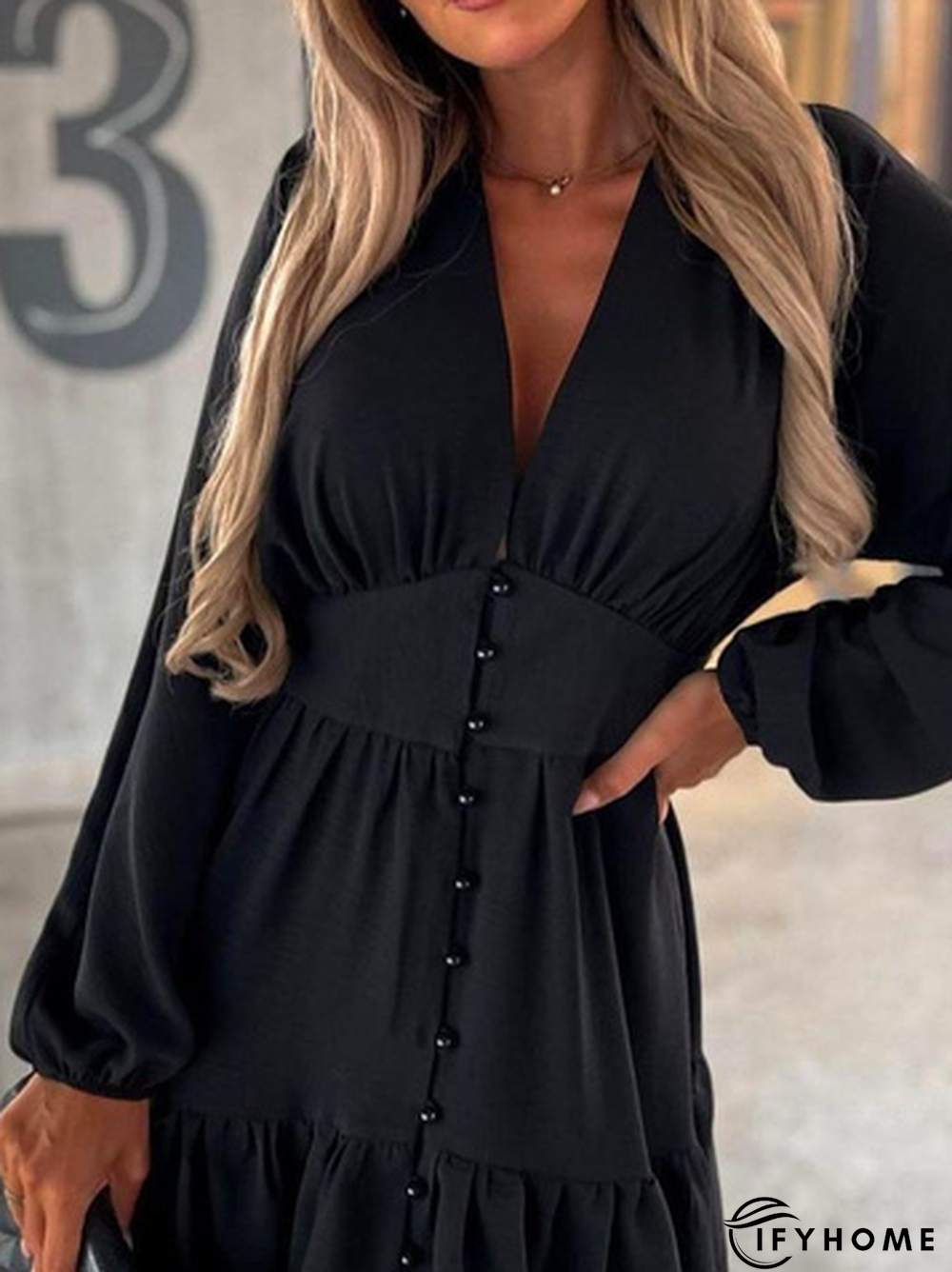 Plain Casual Dress | IFYHOME