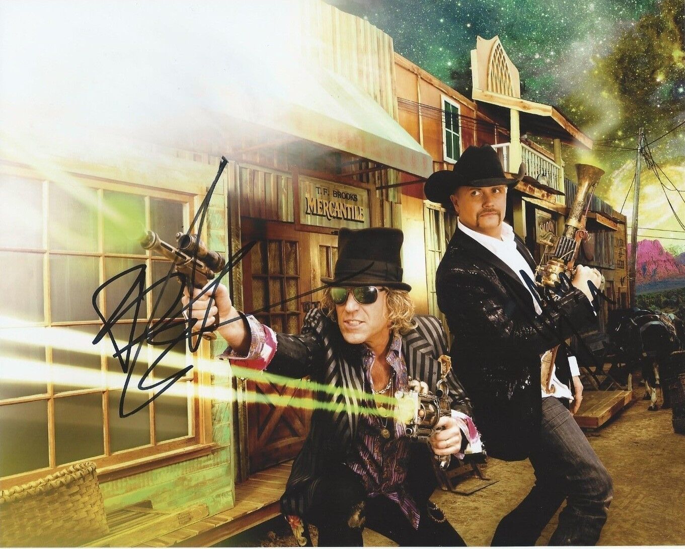 **GFA Save A Horse Ride A Cowboy *BIG & RICH* Signed 8x10 Photo Poster painting MH1 COA**