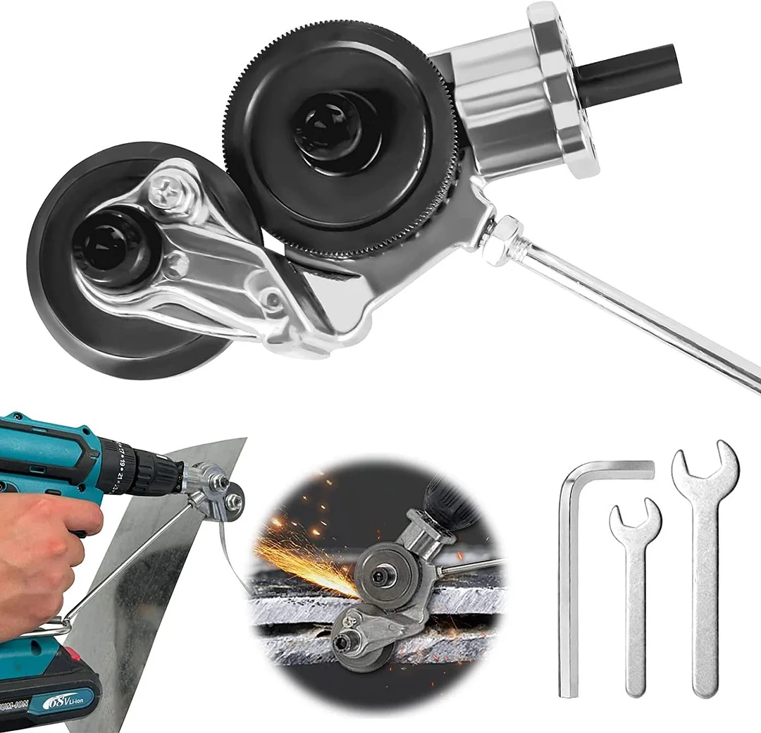 Last Day Special Sale 49% OFF🔧Electric Drill Shears Attachment--Buy 2 Free Shipping