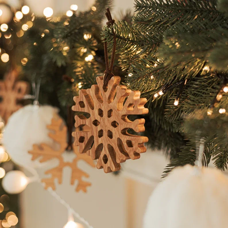 Snowflakes Ornaments Set Christmas Decoration