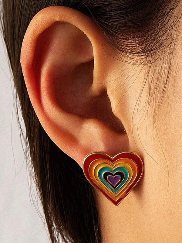 Rainbow earrings