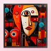 Abstract Figure Painting-11CT Stamped Cross Stitch 40*40cm/15.75*15.75in tapestrymarket