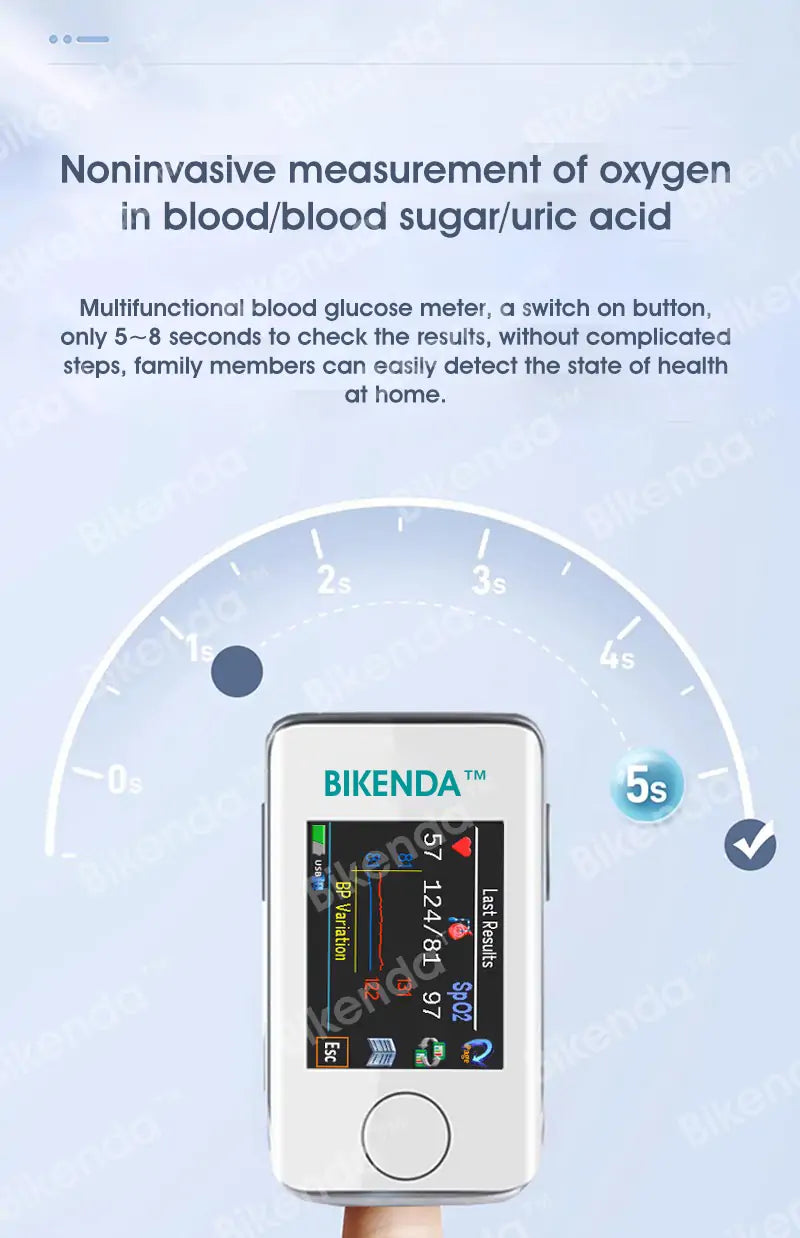 【OFFICIAL STORE】Bikenda&trade; Precision Glucose Monitoring Premium 👨&zwj;⚕️Non-invasive Medical Device + Exclusive Gift [99.9% Accuracy]
