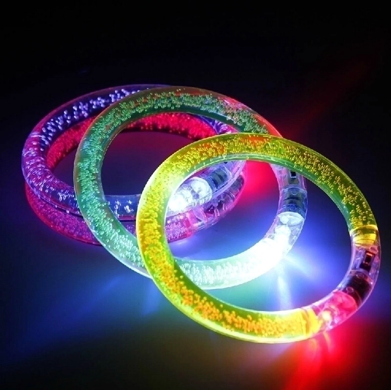 Luminous Bangle Acrylic Bangle Flash Colorful Bracelet Toy