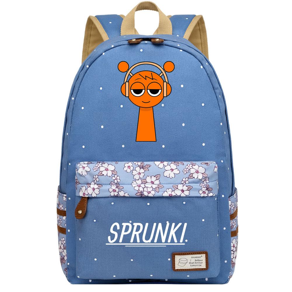 Mayoulove Sprunki Backpack Lightweight Design with Water-Resistant Fabric for School Adventures-Mayoulove