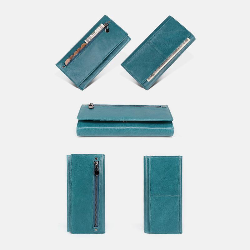 Genuine Leather RFID Vintage Wallet