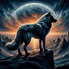 Wolf-14CT Stamped Cross Stitch 40*40cm tapestrymarket