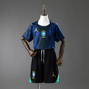 2026 Brazil Away Football Shirt 1:1 Thai Quality Kids Size