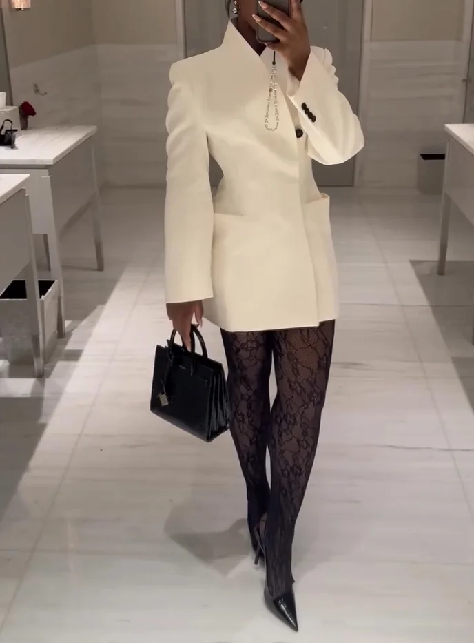 Women's solid color suit dress