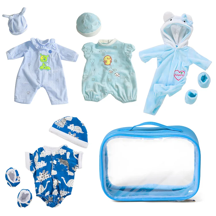 For 16 Inches Reborn Doll Specials Accessories Multi-style Clothing Set For Boys 5 Sets Clothing Accessories：Realistic Reborn Baby Dolls By Rsgdolls®
