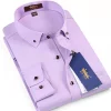 Business casual solid color shirt