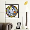 (40*40cm)Halloween Ghost - Full Round Drill Diamond Painting