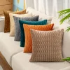 Single Color Velvet Home Living Creative Cushion Pillow Cover