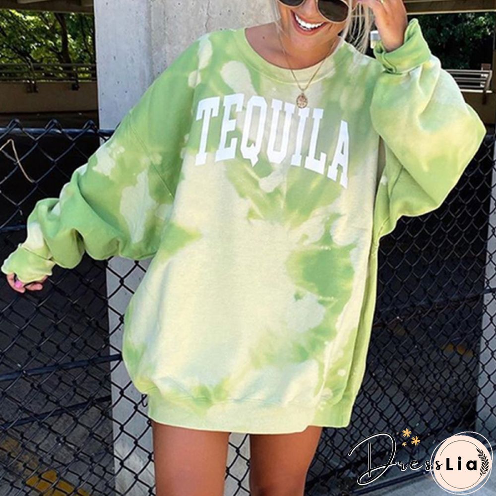 Vintage Long-Sleeved Printed Sweatshirt